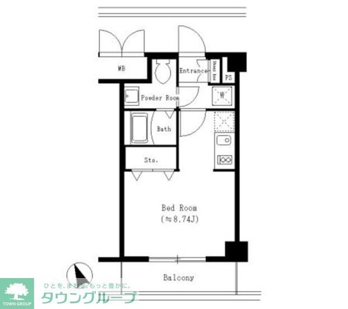ブリリアント恵比寿の物件間取画像